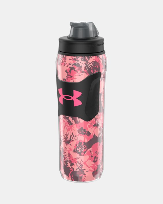 UA Playmaker Squeeze Insulated 28 oz. Water Bottle, Pink, pdpMainDesktop image number 1